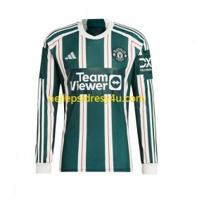 Fotbalový Dres Manchester United Venkovní 2023/24 Dlouhý Rukáv